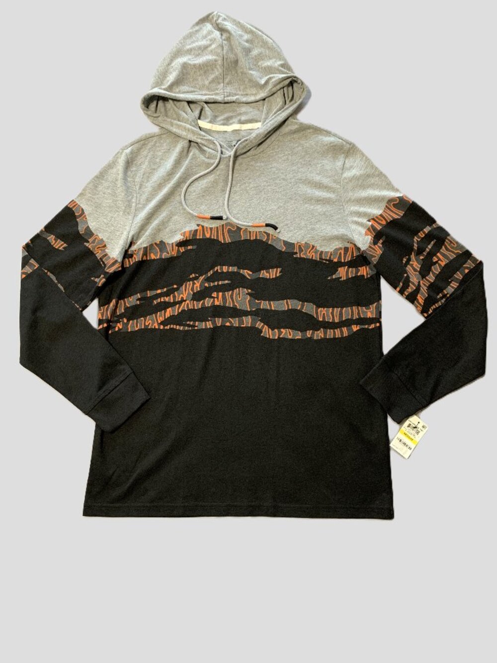 Brand New American Rag Men Long Sleeve Hooded Lightweight Shirt Size M